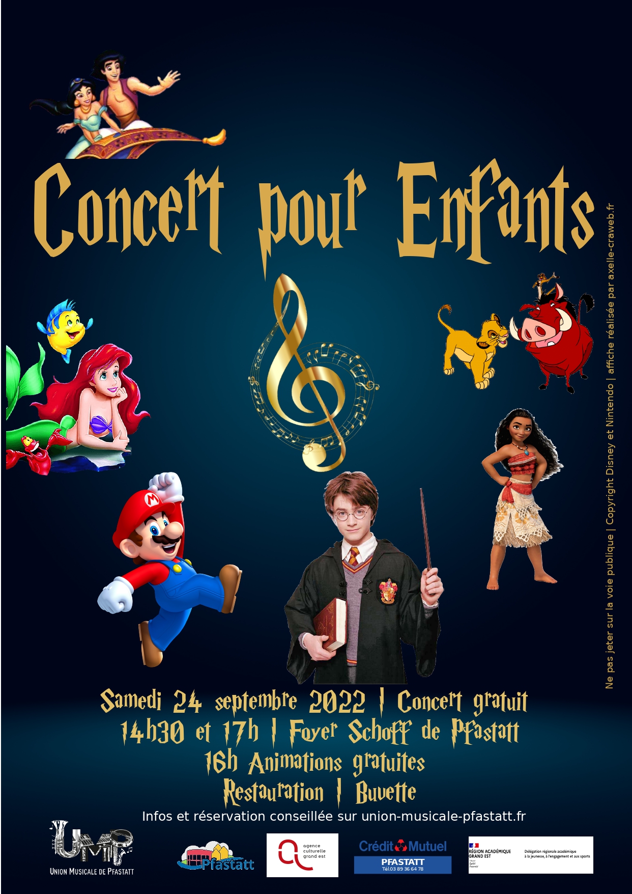 concert pour enfants avec création visuels