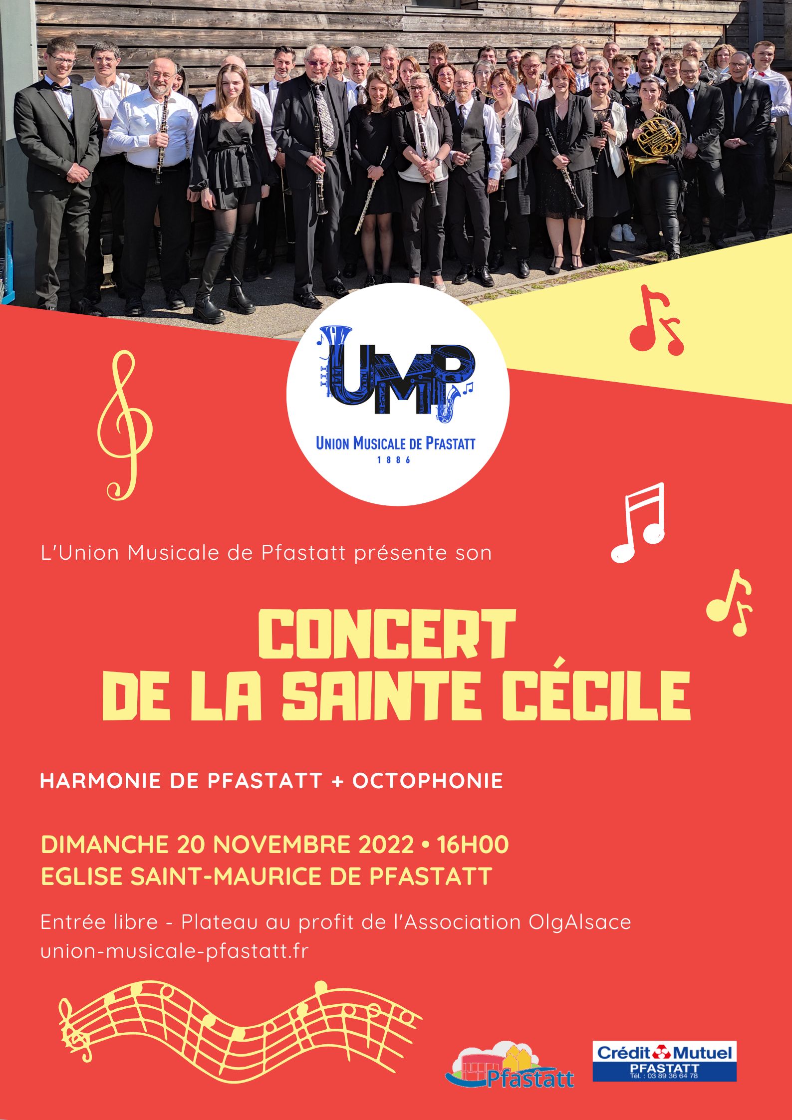 affiche pour concert à pfastatt
